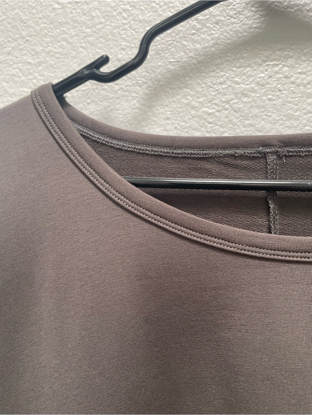 Oversized Pocket French Terry Tunic Top in gray - Picture 2 of 5
